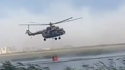 Пожар в Астане тушат при помощи вертолетов, фото - Новости Zakon.kz от 19.06.2023 18:10