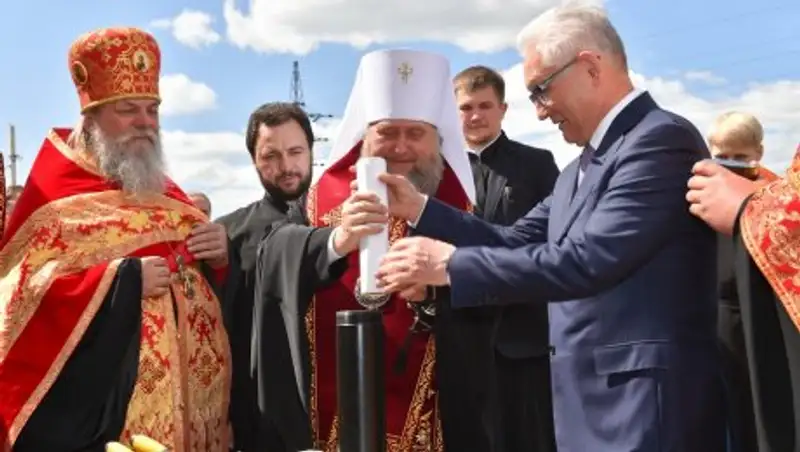 В СКО началось строительство нового храма