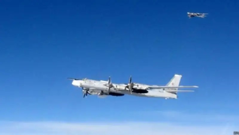 Российские бомбардировщики перехвачены у берегов Англии