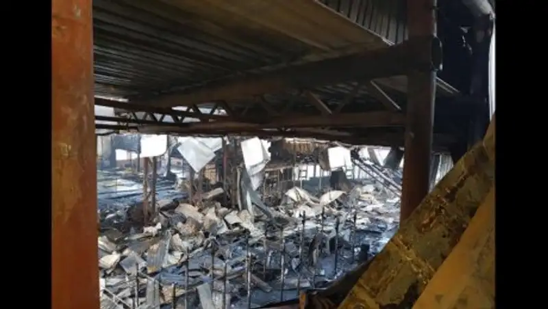 Владелец сгоревшего тренажерного зала в Алматы не исключает поджог