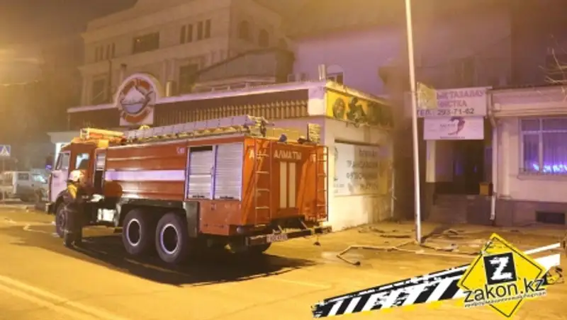 В Алматы горела сауна
