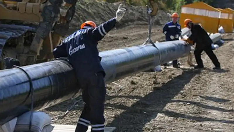 «Газпром» начнет строить газопровод в Китай в августе