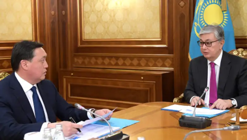 Токаев встретился с Маминым