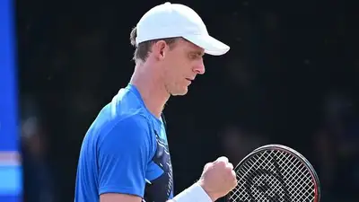 Бывший финалист Уимблдона и Открытого чемпионата США Кевин Андерсон вернулся в профессиональный тур на турнире АТР 250 в американском Ньюпорте, фото - Новости Zakon.kz от 19.07.2023 11:29