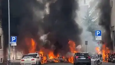 взрыв в Милане, фото - Новости Zakon.kz от 11.05.2023 16:31