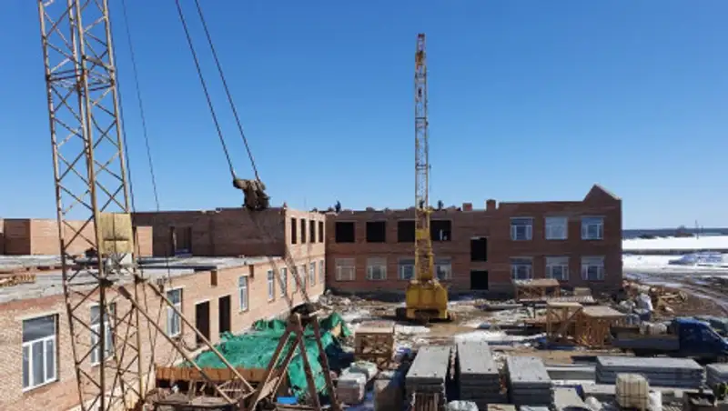Строительство "дорогой" школы в Кызылординской области находится на контроле