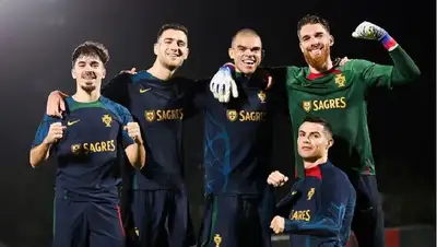 Футбол Тренировка Португалии, фото - Новости Zakon.kz от 15.11.2022 15:09