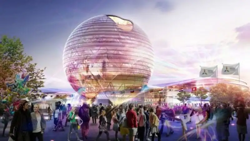 Нур-Алем удивит мир: как изнутри выглядит сферический павильон ЭКСПО