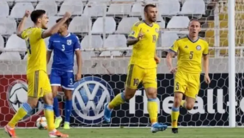 Матч Казахстан - Кипр завершился ничьей