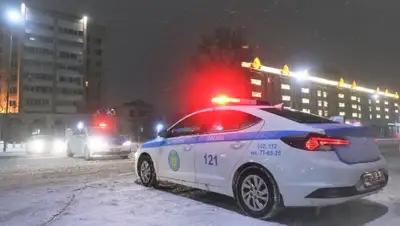 сохранение правопорядка в Нур-Султане, фото - Новости Zakon.kz от 10.01.2022 11:07