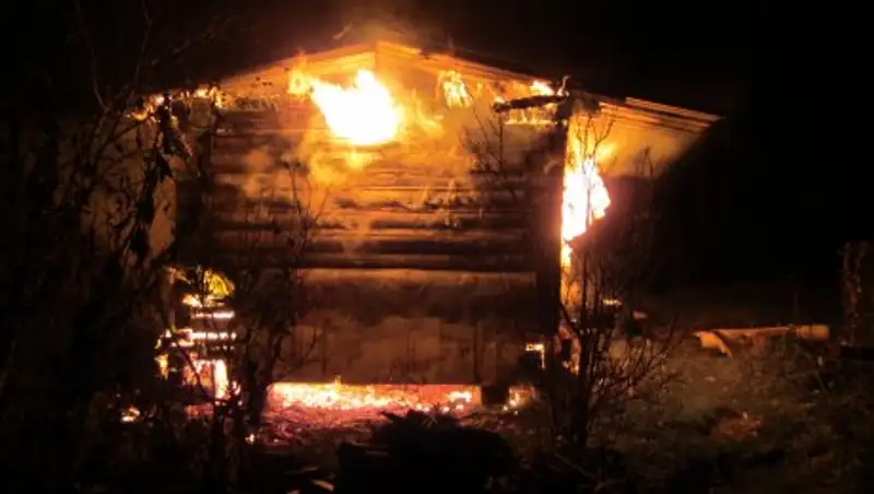 Тела трех мужчин нашли на месте пожара в Акмолинской области