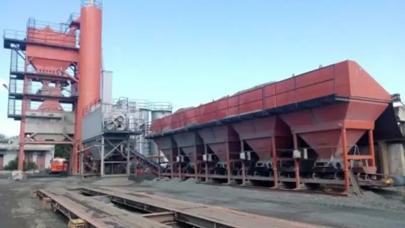 В Жамбылской области  заработал новый асфальтобетонный завод