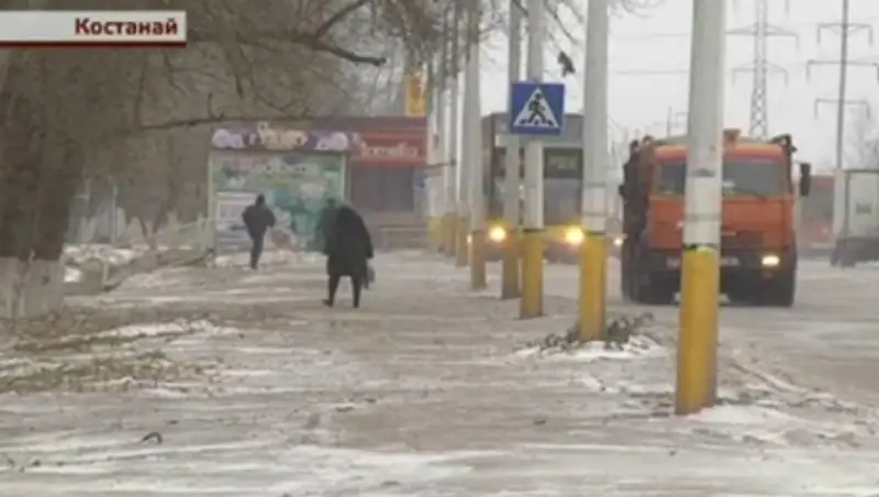 В Костанайской области температура опустилась до 20 мороза