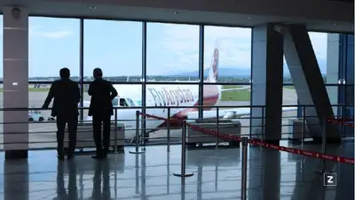 Международный аэропорт Алматы, фото - Новости Zakon.kz от 11.01.2022 10:49