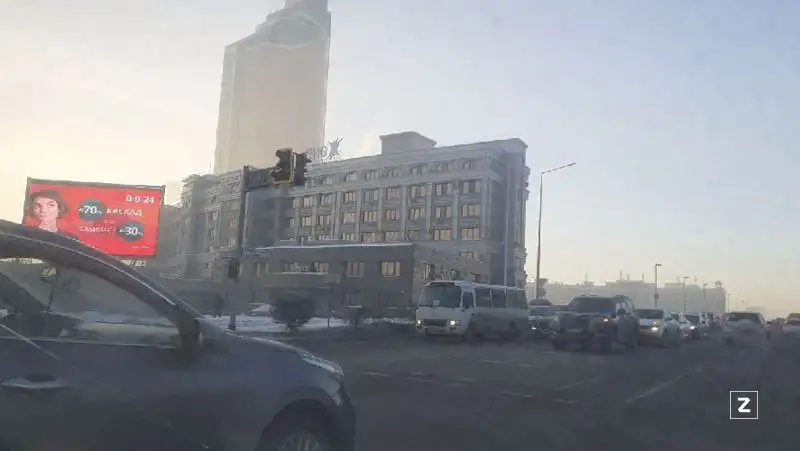 Нур-Султан, смог , фото - Новости Zakon.kz от 28.02.2022 09:22