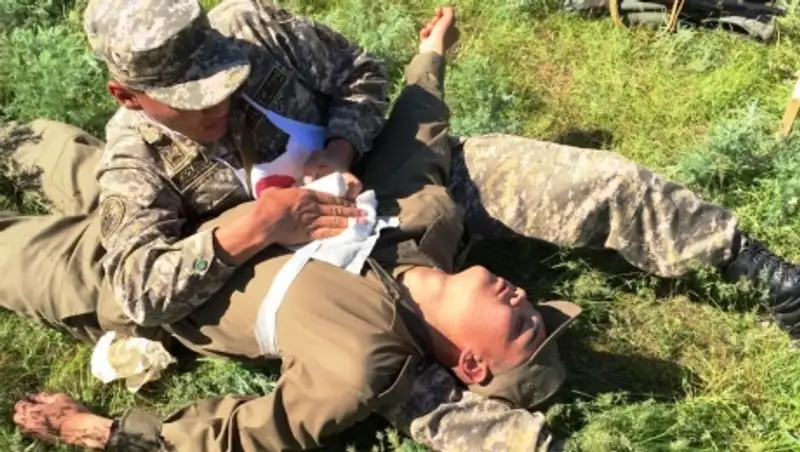 Армия ойындарына &#1179;атысу &#1199;шін &#1241;скери-медициналы&#1179; эстафета ая&#1179;талды