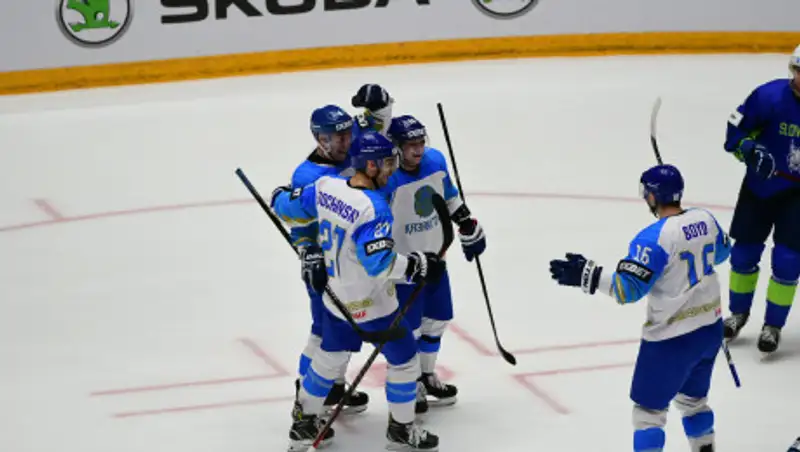 Казахстан с трудом обыграл Литву на домашнем ЧМ по хоккею