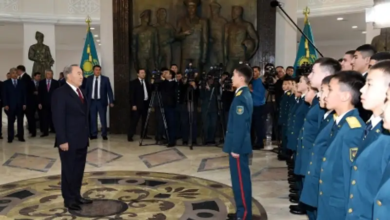 Назарбаев открыл Национальный военно-патриотический центр