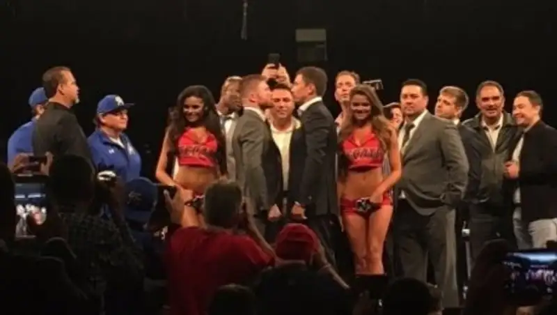 Головкин и Альварес провели дуэль взглядов