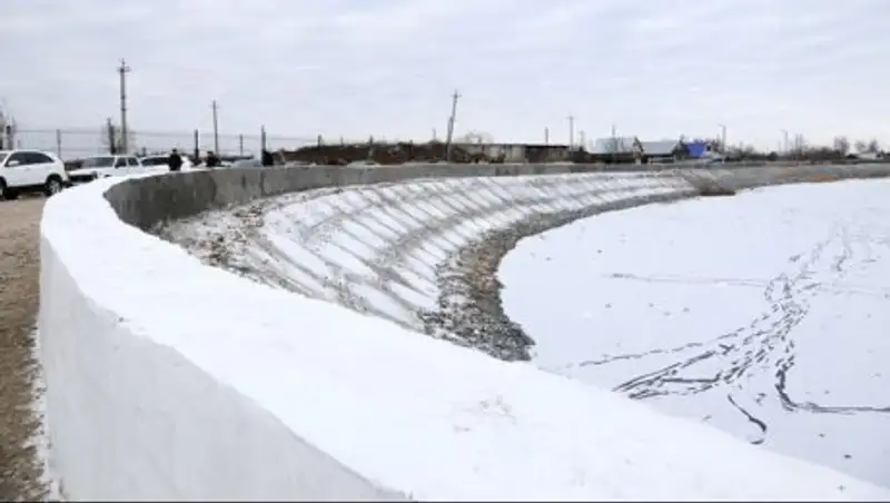 В СКО завершена реконструкция дамбы длиной 3 километра