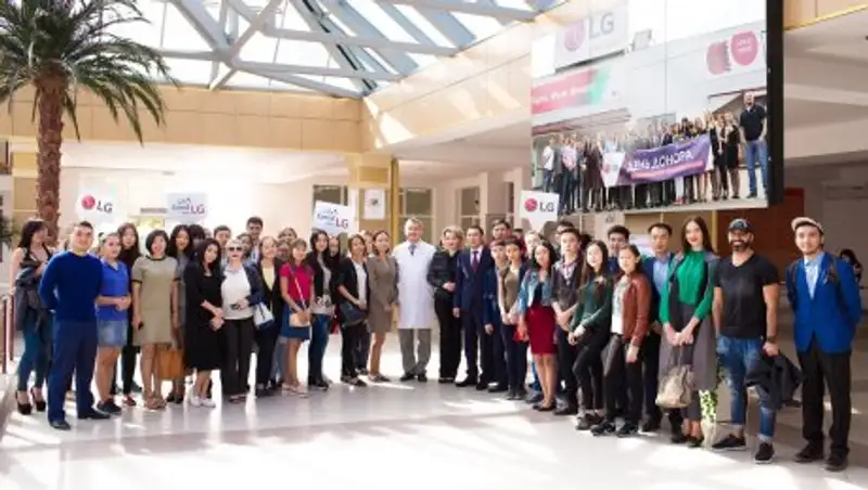 День Донора «Протяни руку помощи», организованный LGEAK, состоялся в университетах Алматы и Астаны