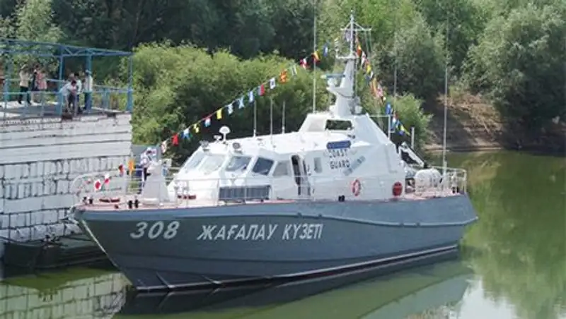 Морской парк Погранслужбы Казахстана на Каспии пополнился кораблем «Караганда»