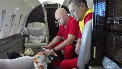 Пресс служба РГП на ПХВ "Республиканский центр санитарной авиации", фото - Новости Zakon.kz от 15.02.2019 19:33