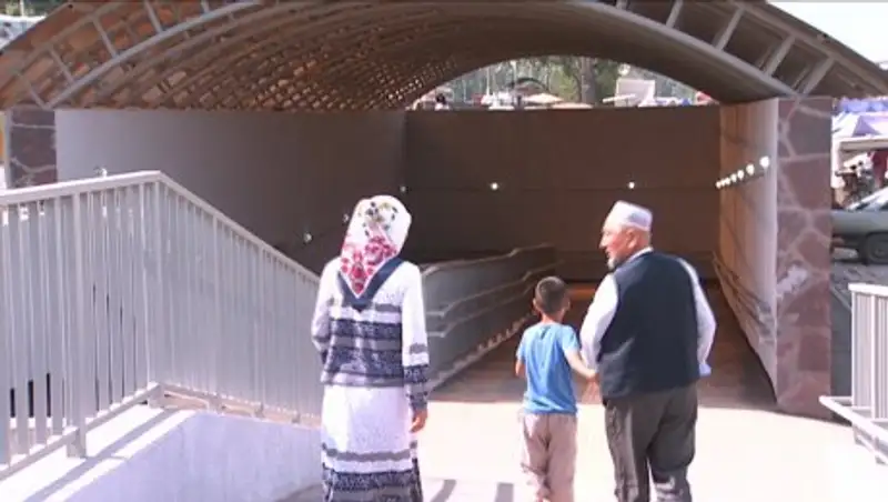 В Алматы появился подземный пешеходный тоннель