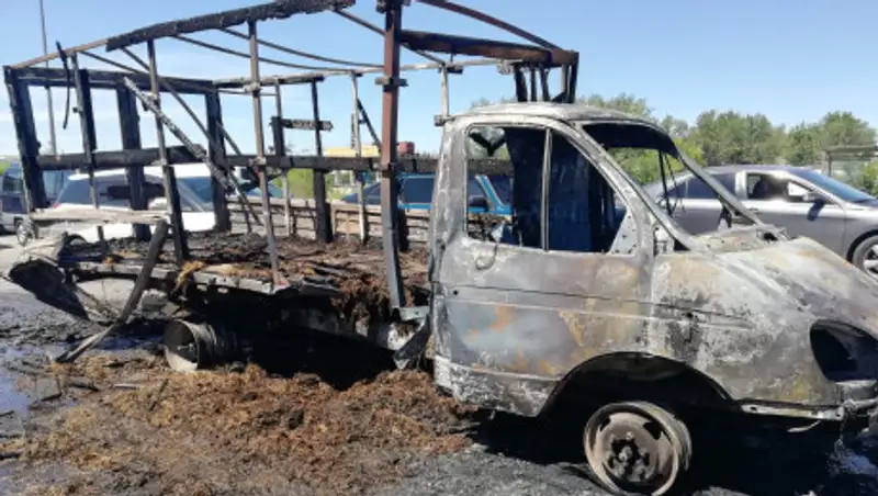 ГАЗель взорвалась в Нур-Султане