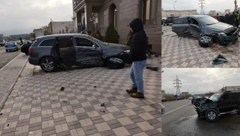 Не уступил дорогу - три автомобиля столкнулись в Актау