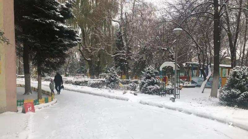 алматы, снег, выпадение, уборка, фото - Новости Zakon.kz от 07.02.2022 09:33