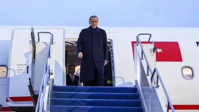 Эрдоган прилетел в Астану