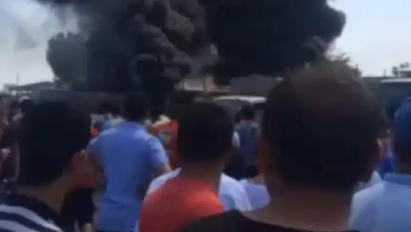 Площадь пожара на рынке в Алматинской области составила 100 кв.м