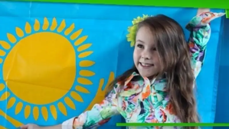 Девятилетняя алматинка покорила российских звезд