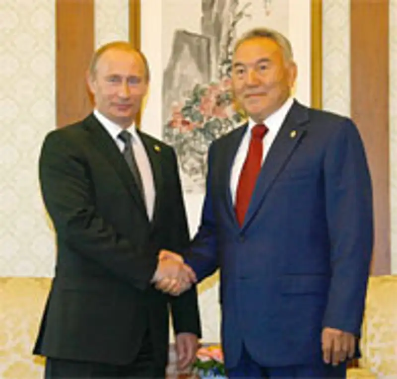 В. Путин и Н. Назарбаев, фото - Новости Zakon.kz от 27.09.2011 16:22