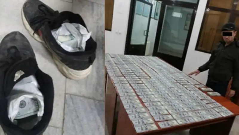 40 тысяч долларов пытался провезти в кроссовках гражданин Узбекистана