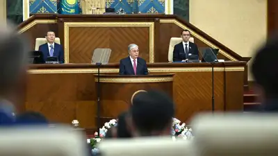 29 марта Касым-Жомарт Токаев, выступление на первой сессии Парламента VIII созыва