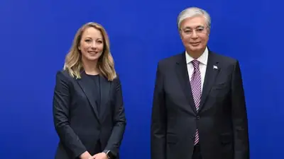 Токаев встретился с представительницей Илона Маска, фото - Новости Zakon.kz от 12.10.2023 17:08