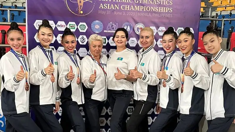 Казахстанские гимнастки завоевали еще три медали на ЧА