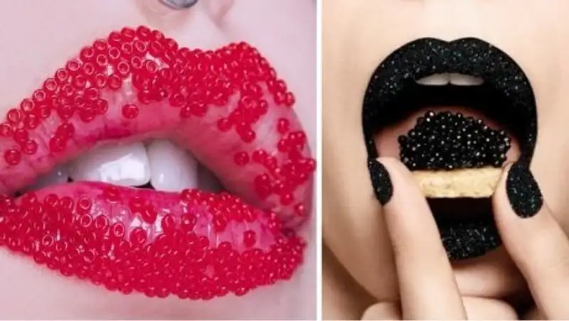 «Икорный» макияж - новый бьюти-тренд будущей осени