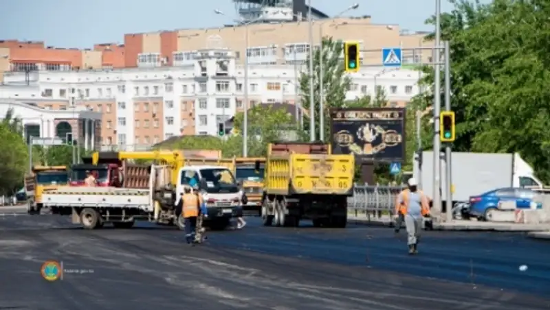 Дорожные работы в столице планируется завершить ко Дню города