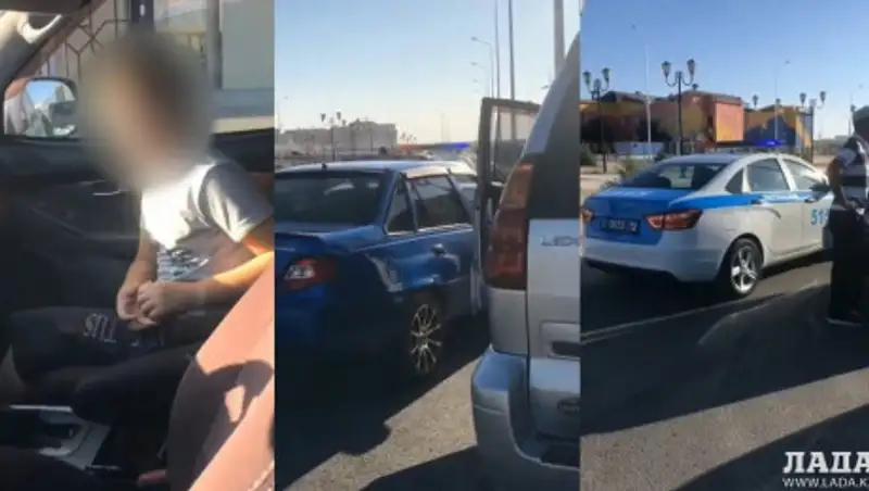 Подросток за рулем внедорожника устроил ДТП в Актау