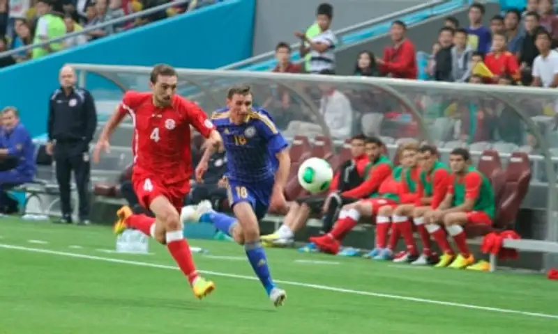 Казахстан в товарищеском матче с минимальным счетом переиграл Грузию, фото - Новости Zakon.kz от 15.08.2013 15:02