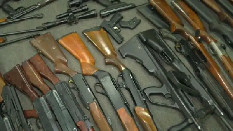 В Таразе нашли несколько схронов  оружия, похищенного в январских беспорядках