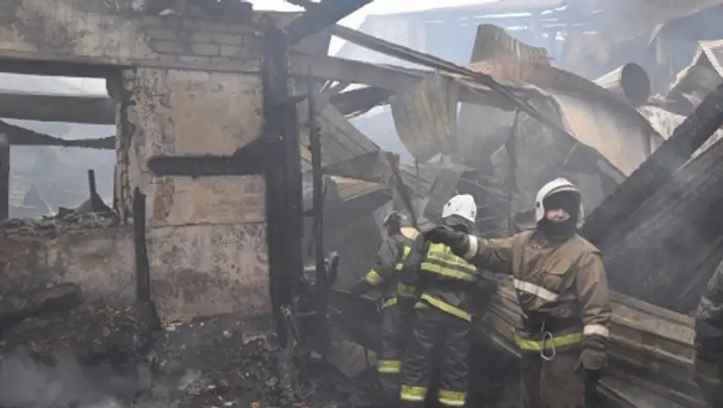 Пожар на заводе по производству кабеля в Петропавловске локализован