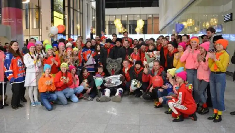 Акмолинцы встретили триумфаторов Континентального кубка