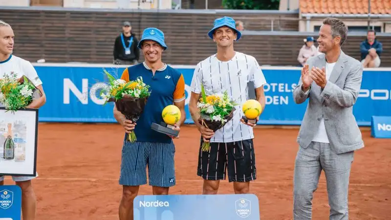 Александр Недовесов и Гонсало Эскобар выиграли турнир в Швеции , ##imageAlt## 