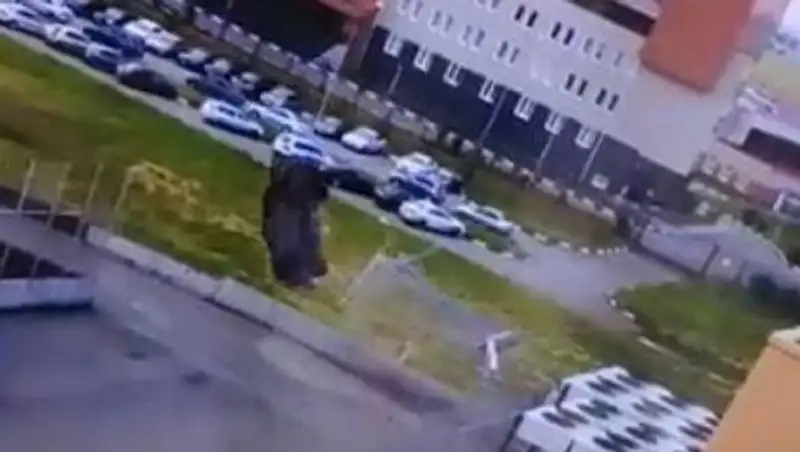 Двойное сальто автомобиля в Омске попало на видео