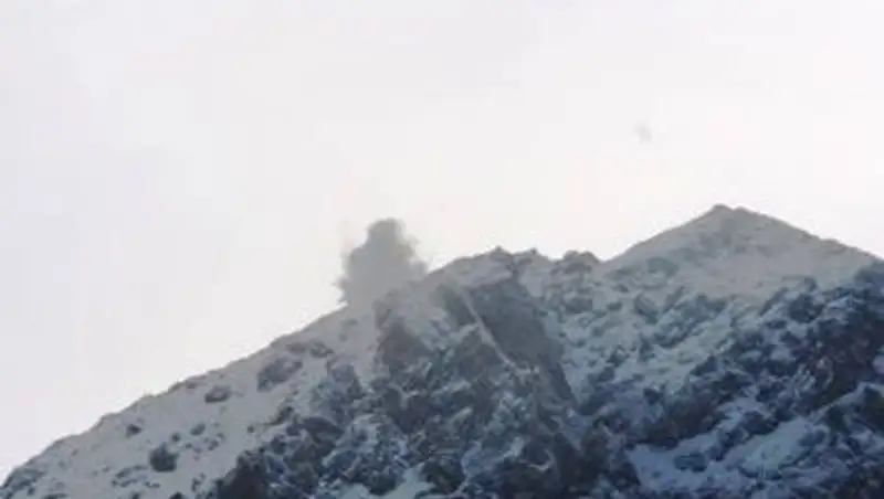 В горах Алматы проведен спуск лавины