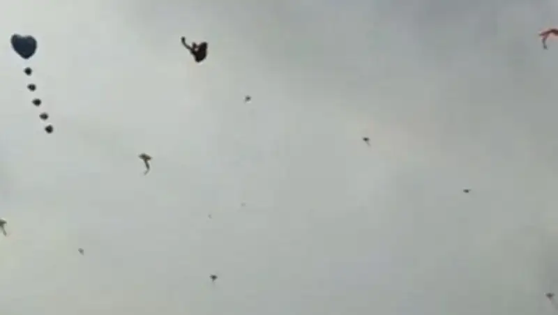 Во Вьетнаме воздушный змей утащил ребенка в небо